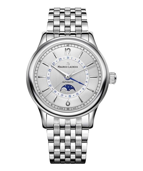 Maurice Lacroix Les Classiques Relógio Automatic Moonphase Homem LC6168-SS002-120-1