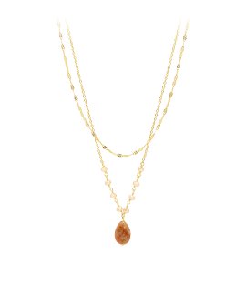 Lísia Âmbar Joia Colar Mulher LIS182CL00316D