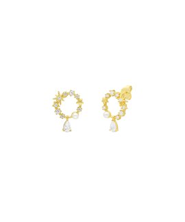 Lísia Golden Sky Joia Brincos Mulher LIS183BR1098D