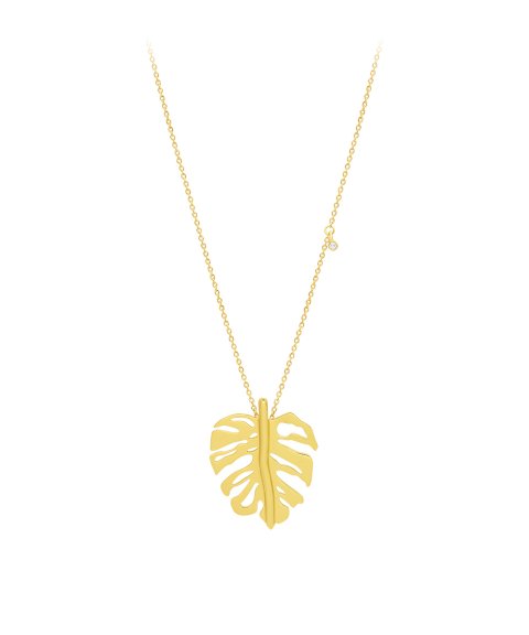 Lísia Monstera Joia Colar Mulher LIS458C1474DV