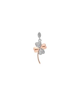 Lísia Trevo Bicolor Joia Pendente Colar Mulher LIS4702352BR