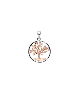 Lísia Árvore da Vida Bicolor Joia Pendente Colar Mulher LIS47150509599400