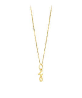 Lísia Signature Letter F Joia Colar Mulher LISXJVL24674D-F