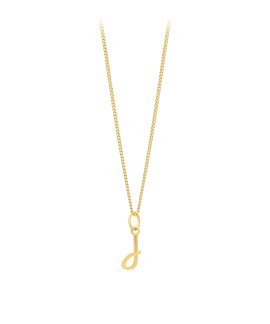 Lísia Signature Letter J Joia Colar Mulher LISXJVL24674D-J