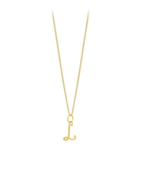 Lísia Signature Letter L Joia Colar Mulher LISXJVL24674D-L