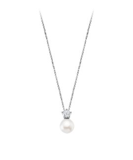 Lotus Silver Pearls Joia Colar Mulher LP1800-1/1