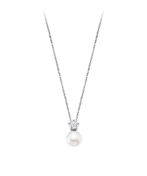 Lotus Silver Pearls Joia Colar Mulher LP1800-1/1