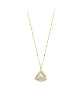 Lotus Silver Pearls Joia Colar Mulher LP1928-1/2
