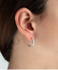 Lotus Silver Hoops Joia Brincos Mulher LP1936-4/1 Lotus Silver Hoops Joia Brincos Mulher LP1936-4/1