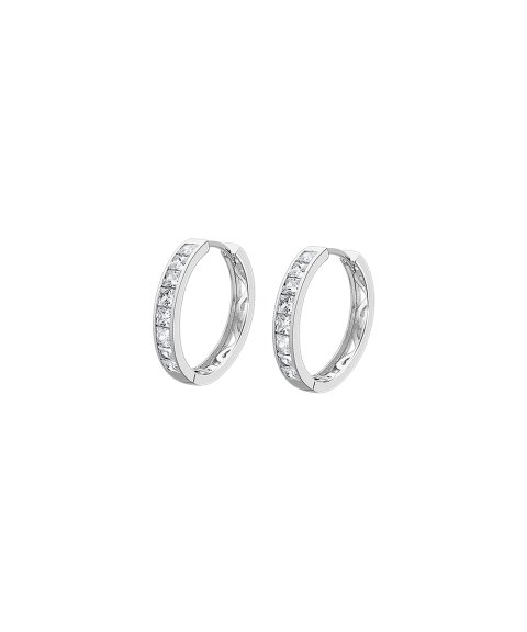 Lotus Silver Hoops Joia Brincos Mulher LP1936-4 2 Lotus Silver Hoops Joia Brincos Mulher LP1936-4 2
