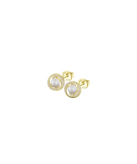 Lotus Silver Pearls Joia Brincos Mulher LP3095-4/2