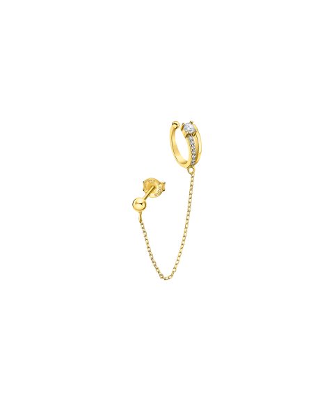 Lotus Silver Earparty Joia Brincos Ear Cuff Mulher LP3335-9/2 Lotus Silver Earparty Joia Brincos Ear Cuff Mulher LP3335-9/2