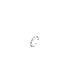 Lotus Silver Earparty Joia Ear Cuff Mulher LP3347-9/1