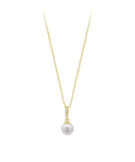 Lotus Silver Pearls Joia Colar Mulher LP3478-1/2