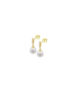 Lotus Silver Pearls Joia Brincos Mulher LP3478-4/2