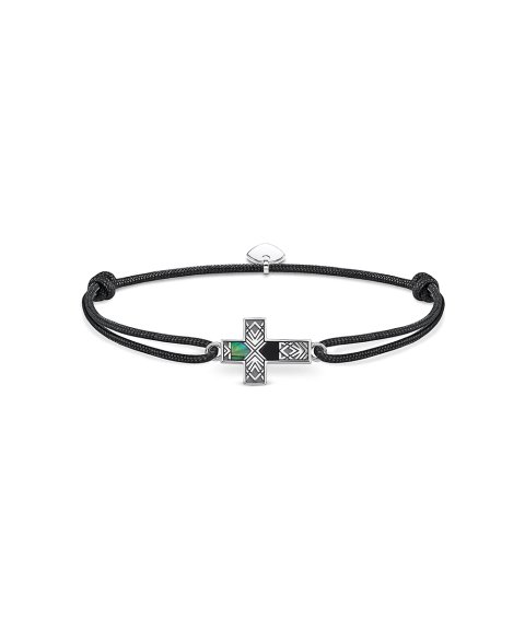 Thomas Sabo Cross Mother of Pearl Abalone Joia Pulseira LS083-482-11-L22V