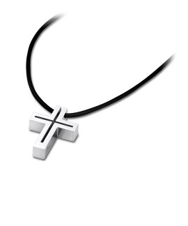 Lotus Style Man in Black Joia Colar Homem LS1556-1/1