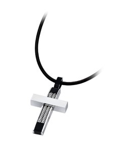 Lotus Style Man in Black Joia Colar Homem LS1685-1/2