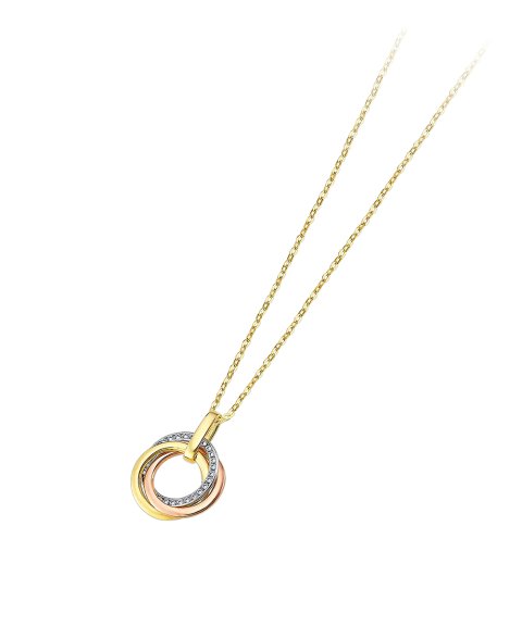 Time Road Basics Joia Colar Ouro 9K Mulher LU00008/42