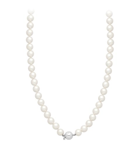 DonaZinda Sonata Joia Colar Ouro 19.2K, Diamante e Pérola Mulher MG93555