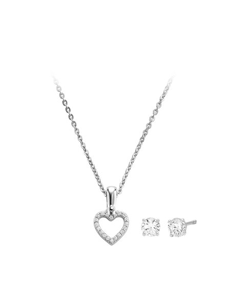 Michael Kors Hearts Gift Set Joia Colar Brincos Set Mulher MKC1130AN040 Michael Kors Hearts Gift Set Joia Colar Brincos Set Mulher MKC1130AN040