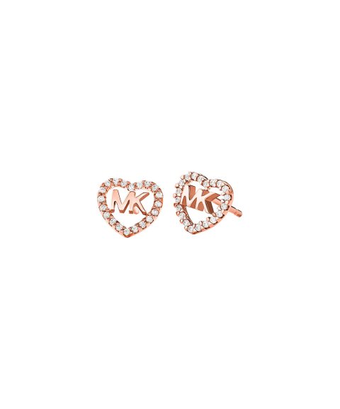 Michael Kors Logo Heart Joia Brincos Mulher MKC1243AN791 Michael Kors Logo Heart Joia Brincos Mulher MKC1243AN791