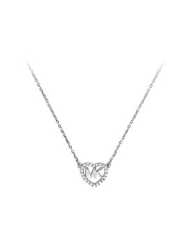 Michael Kors Logo Heart Joia Colar Mulher MKC1244AN040