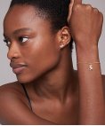 Michael Kors Pavé Logo Joia Brincos Mulher MKC1256AN710 Michael Kors Pavé Logo Joia Brincos Mulher MKC1256AN710