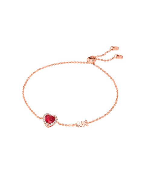 Michael Kors Red Heart Joia Pulseira Mulher MKC1518BG791