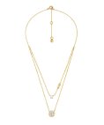 Michael Kors Pavé Disc and Solitaire Joia Colar Mulher MKC1591AN710 Michael Kors Pavé Disc and Solitaire Joia Colar Mulher MKC1591AN710