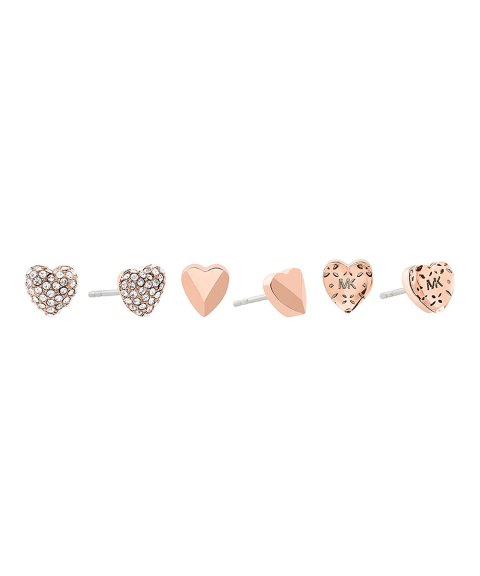 Michael Kors Logo Heart Gift Set Joia Brincos Set Mulher MKJ7020791 Michael Kors Logo Heart Gift Set Joia Brincos Set Mulher MKJ7020791