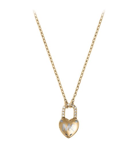 Michael Kors Logo Heart Joia Colar Mulher MKJ7026710 Michael Kors Logo Heart Joia Colar Mulher MKJ7026710