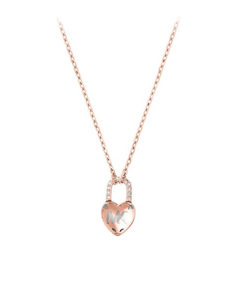 Michael Kors Logo Heart Joia Colar Mulher MKJ7027791 Michael Kors Logo Heart Joia Colar Mulher MKJ7027791
