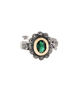 Portugal Jewels Verde Joia Anel Mulher MPA0234.GO