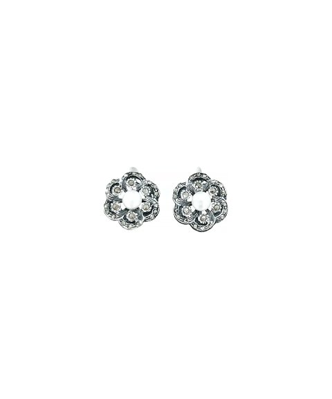 Portugal Jewels Flor Joia Brincos Mulher MPB0166