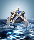 Tashi Deep Blue Joia Anel Mulher MT.AN.0108.0765 Tashi Deep Blue Joia Anel Mulher MT.AN.0108.0765