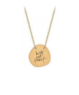 Omnia Messages Carved Joia Colar Mulher N1585L-D