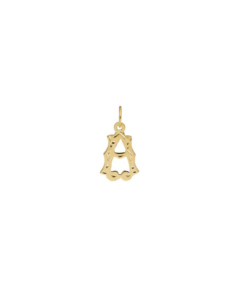 DonaZinda Letra A Joia Pendente Colar Ouro 19.2K OBE10822A DonaZinda Letra A Joia Pendente Colar Ouro 19.2K OBE10822A