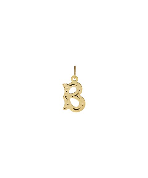 DonaZinda Letra B Joia Pendente Colar Ouro 19.2K OBE10822B DonaZinda Letra B Joia Pendente Colar Ouro 19.2K OBE10822B