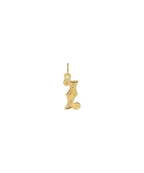 DonaZinda Letra I Joia Pendente Colar Ouro 19.2K OBE10822I DonaZinda Letra I Joia Pendente Colar Ouro 19.2K OBE10822I