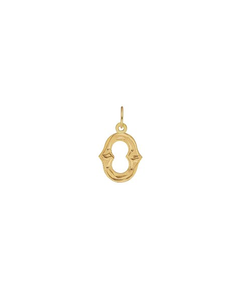 DonaZinda Letra O Joia Pendente Colar Ouro 19.2K OBE10822O DonaZinda Letra O Joia Pendente Colar Ouro 19.2K OBE10822O