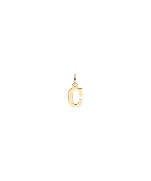 DonaZinda Letra C Joia Pendente Colar Ouro 19.2 K OBE10827C DonaZinda Letra C Joia Pendente Colar Ouro 19.2 K OBE10827C