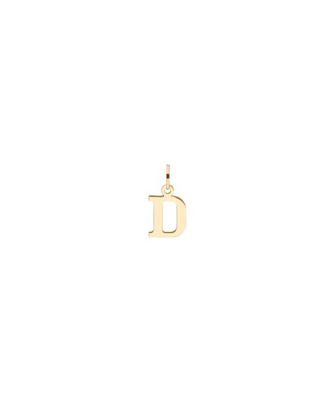 DonaZinda Letra D Joia Pendente Colar Ouro 19.2 K OBE10827D DonaZinda Letra D Joia Pendente Colar Ouro 19.2 K OBE10827D