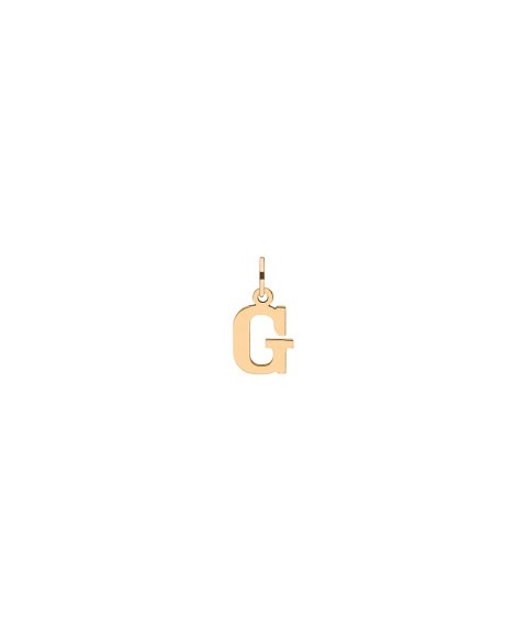 DonaZinda Letra G Joia Pendente Colar Ouro 19.2 K OBE10827G DonaZinda Letra G Joia Pendente Colar Ouro 19.2 K OBE10827G