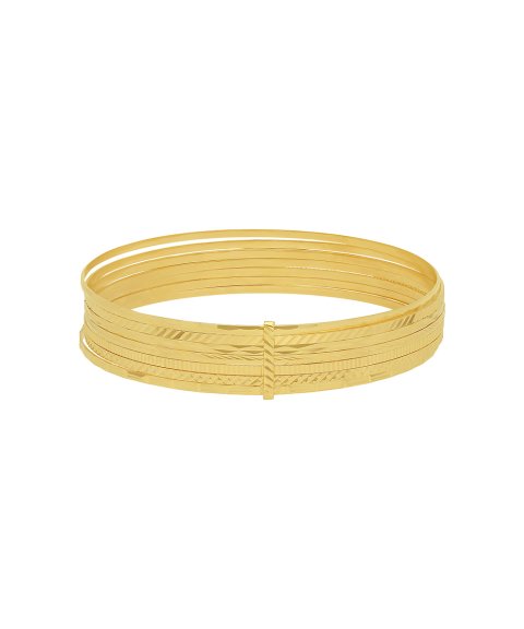 DonaZinda Sete Escravas Joia Pulseira Bangle Ouro 19.2K Mulher OES2001065 DonaZinda Sete Escravas Joia Pulseira Bangle Ouro 19.2K Mulher OES2001065