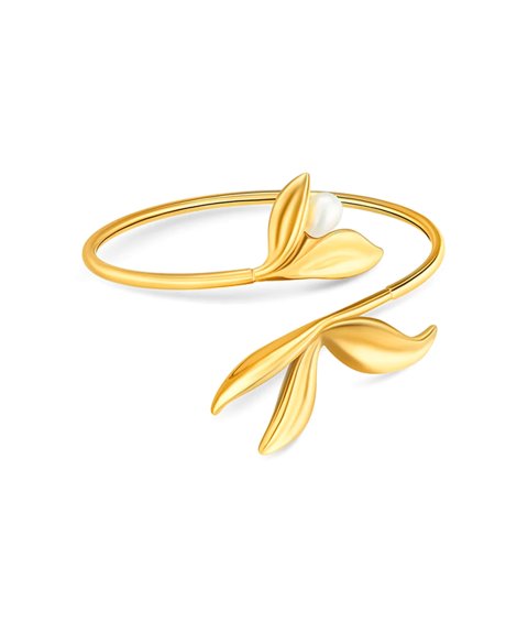 One Margot Falling Leaves Joia Pulseira Bangle Mulher OJATB02D