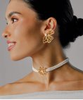 One Margot Petal Joia Brincos Mulher OJATE14D