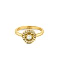One Ophelia Pearl Joia Anel Mulher OJATR01D