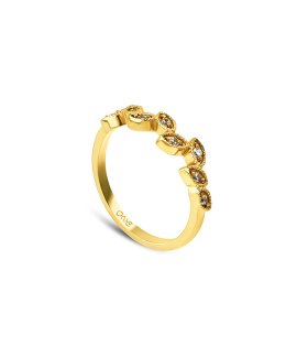 One Ophelia Crystal Joia Anel Mulher OJATR02D