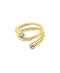 One Bold 08 Gold Joia Anel Mulher OJBR08G